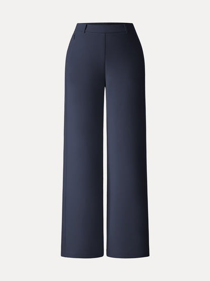 Women's Slimming High Rise Wide Leg Trousers for Workdays