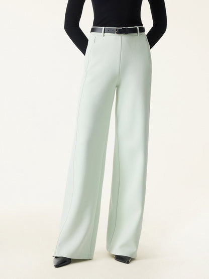 Women's Slimming High Rise Wide Leg Trousers for Workdays