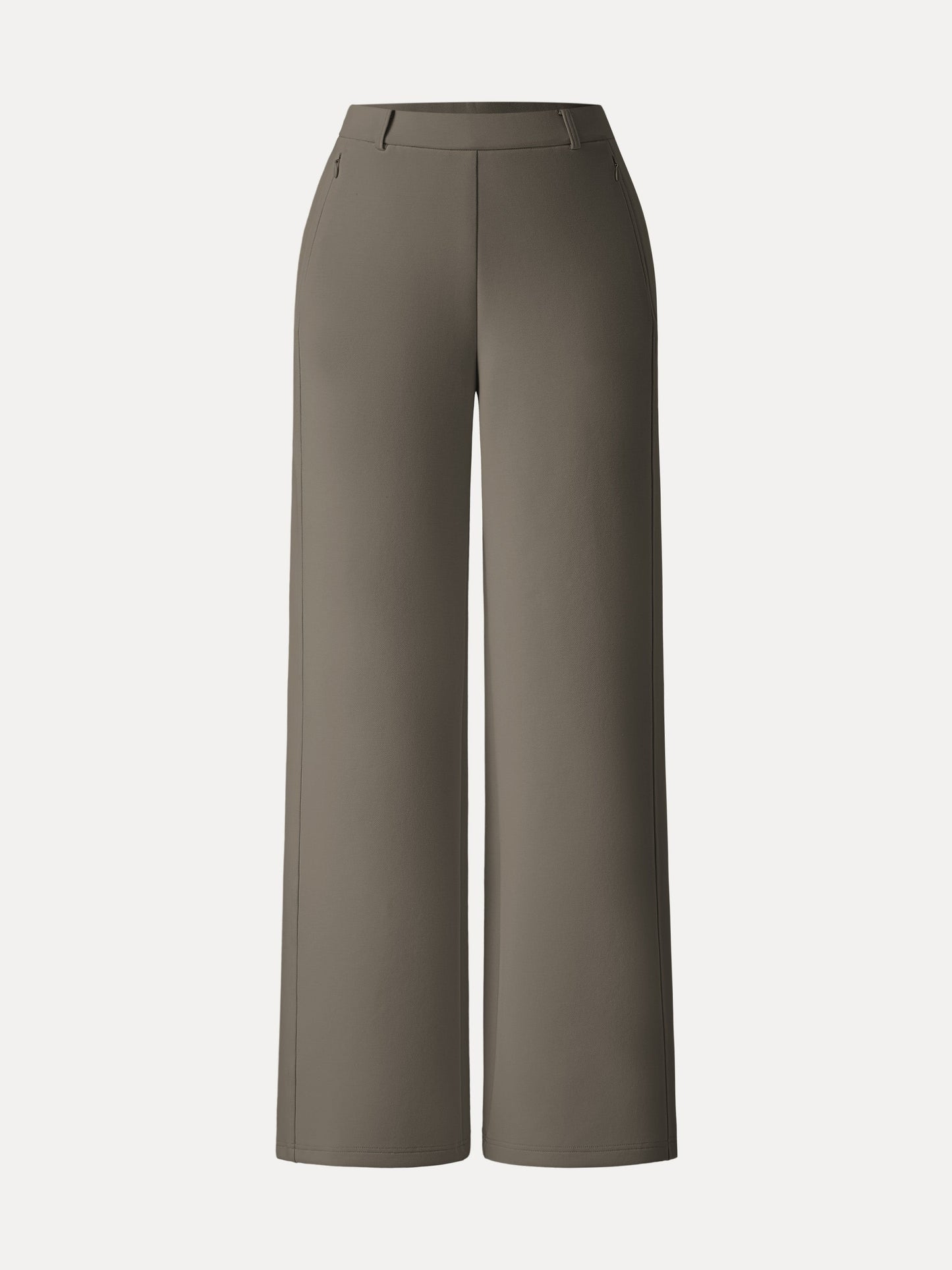 Women's Slimming High Rise Wide Leg Trousers for Workdays