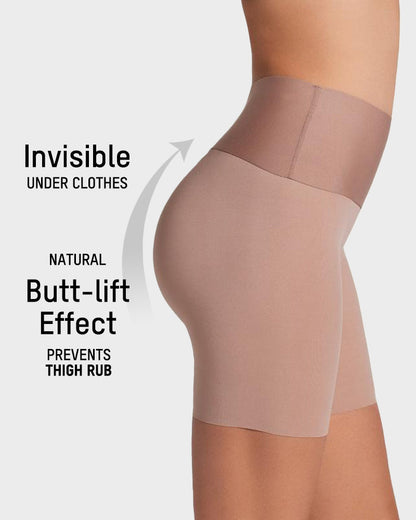 Women's Slip Shaper Shorts with No-Roll Waist for Dresses