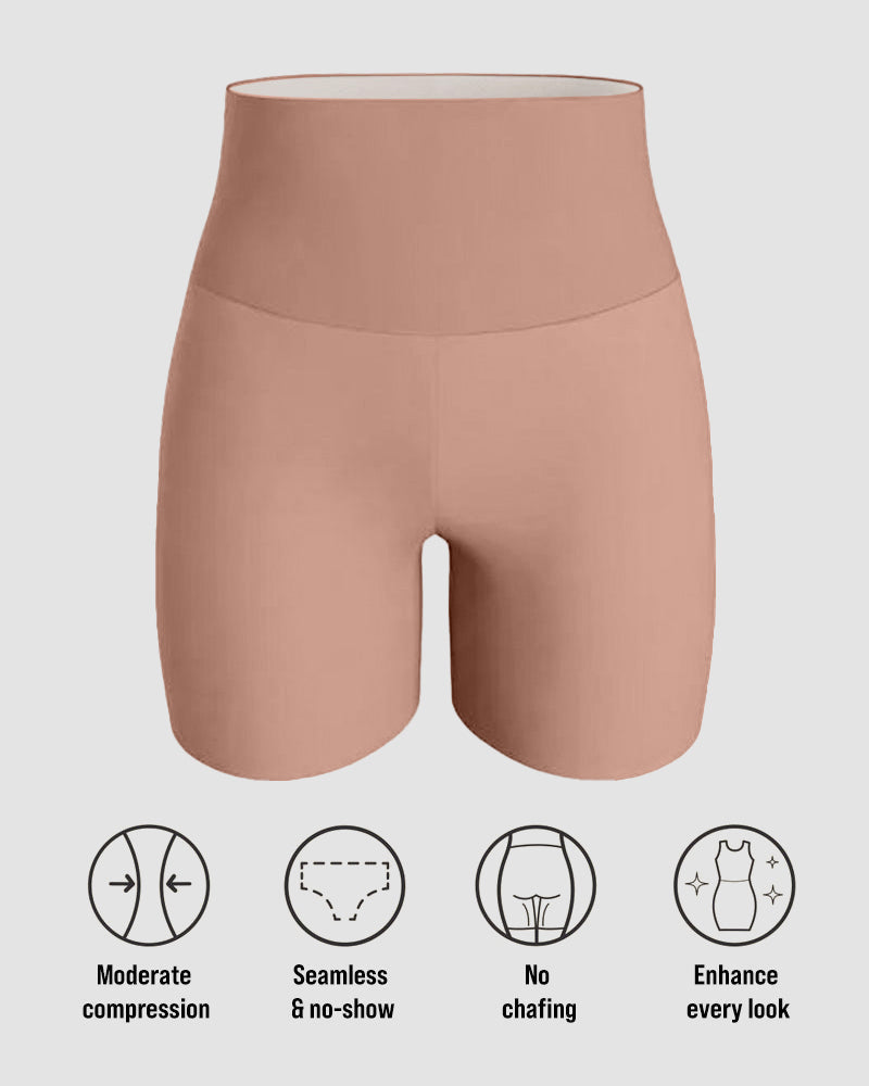 Women's Slip Shaper Shorts with No-Roll Waist for Dresses