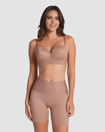Women's Slip Shaper Shorts with No-Roll Waist for Dresses