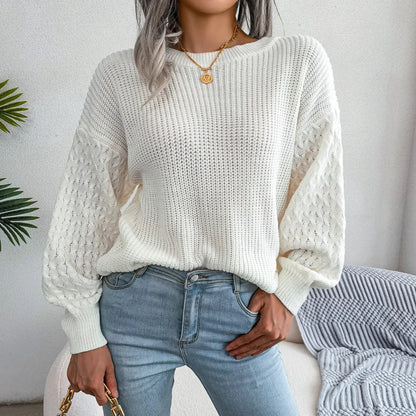 Women's Cozy Knit Sweaters with Relaxed Fit for Everyday Wear