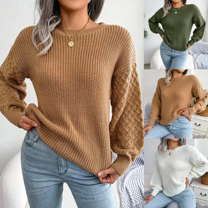 Women's Cozy Knit Sweaters with Relaxed Fit for Everyday Wear