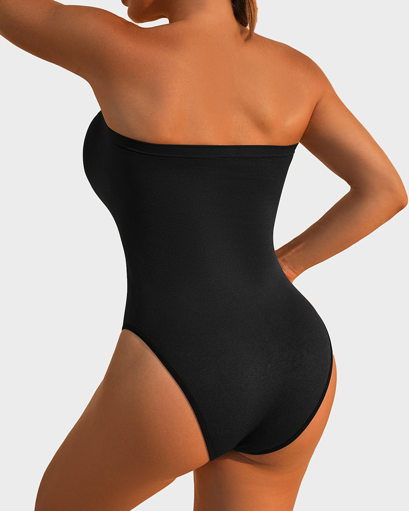 Women's Strapless Bodysuit with Tummy Control for Evening