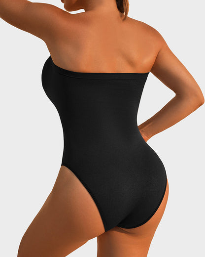 Women's Strapless Bodysuit with Tummy Control for Evening