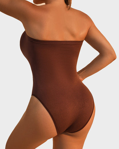Women's Strapless Bodysuit with Tummy Control for Evening