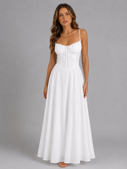 Women's Maxi Dress with Flowing Silhouette for Holidays