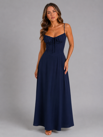 Women's Maxi Dress with Flowing Silhouette for Holidays