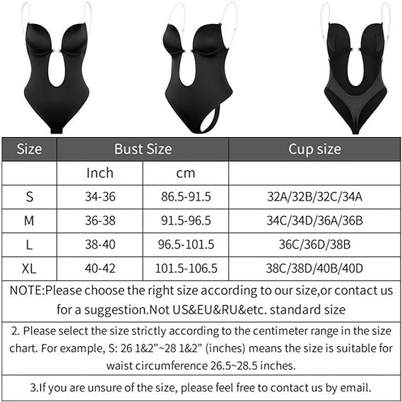 Women's Thong Bodysuit with Built-in Bra for Backless