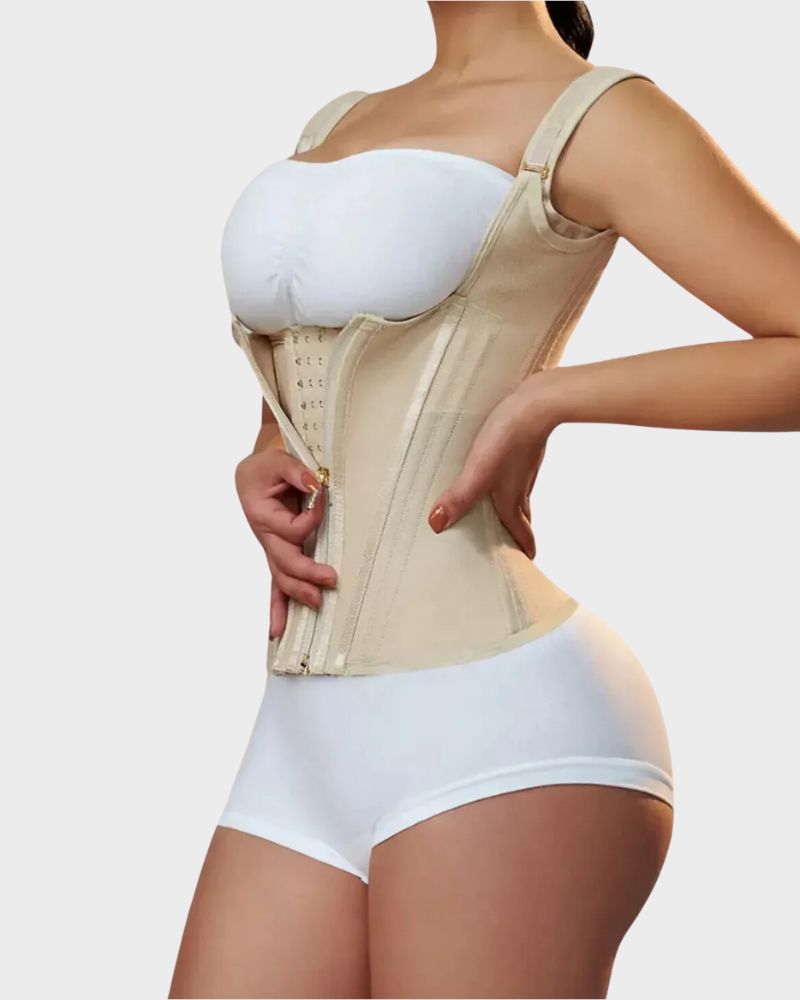 Women's Tummy Control Waist Trainer with Straps for Workout
