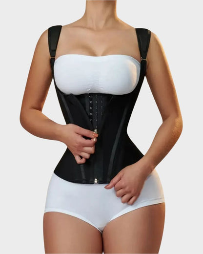 Women's Tummy Control Waist Trainer with Straps for Workout