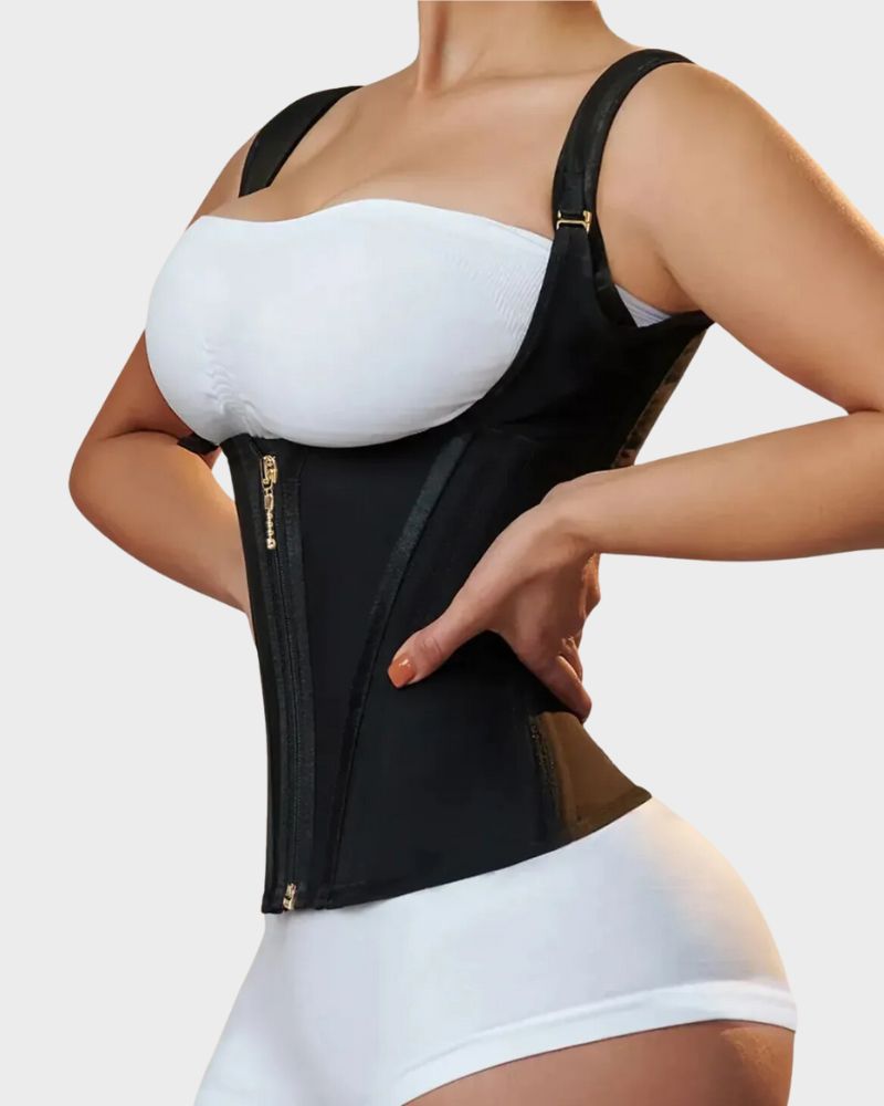 Women's Tummy Control Waist Trainer with Straps for Workout