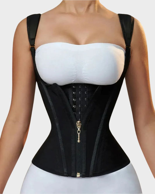 Women's Tummy Control Waist Trainer with Straps for Workout